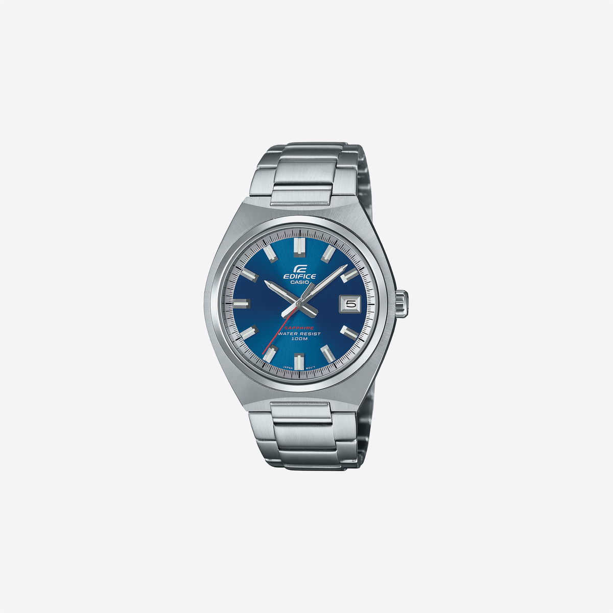 Casio Edifice EFB-109D-2AVDF Quartz Blue Dial Analog Stainless Steel Watch