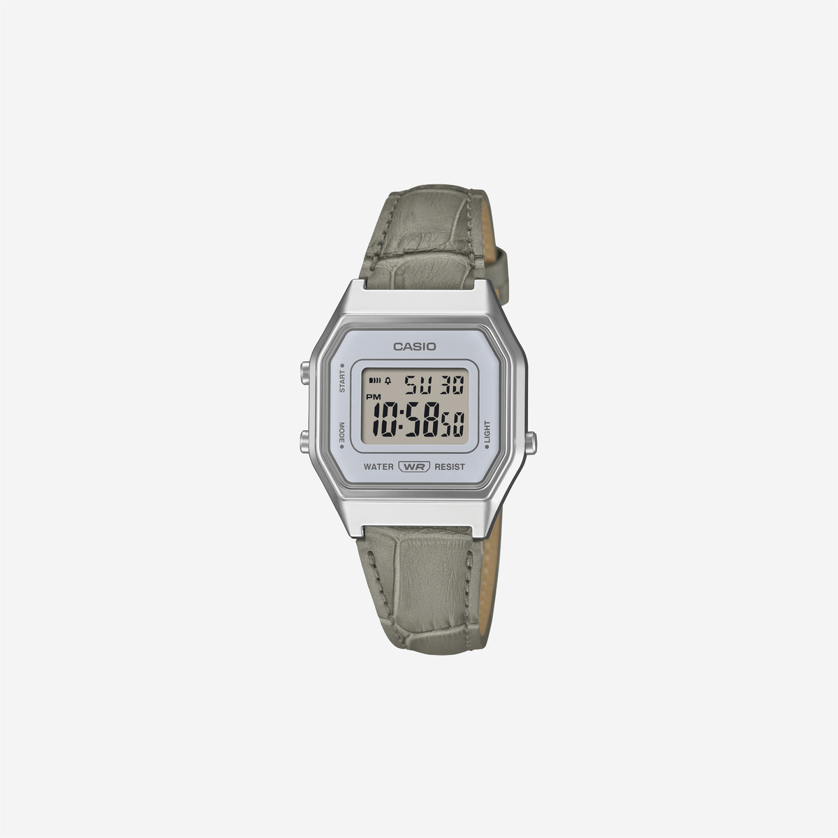 Casio Classics LA680WEL-8A2DF Quartz Silver Dial Digital Stainless Steel Watch