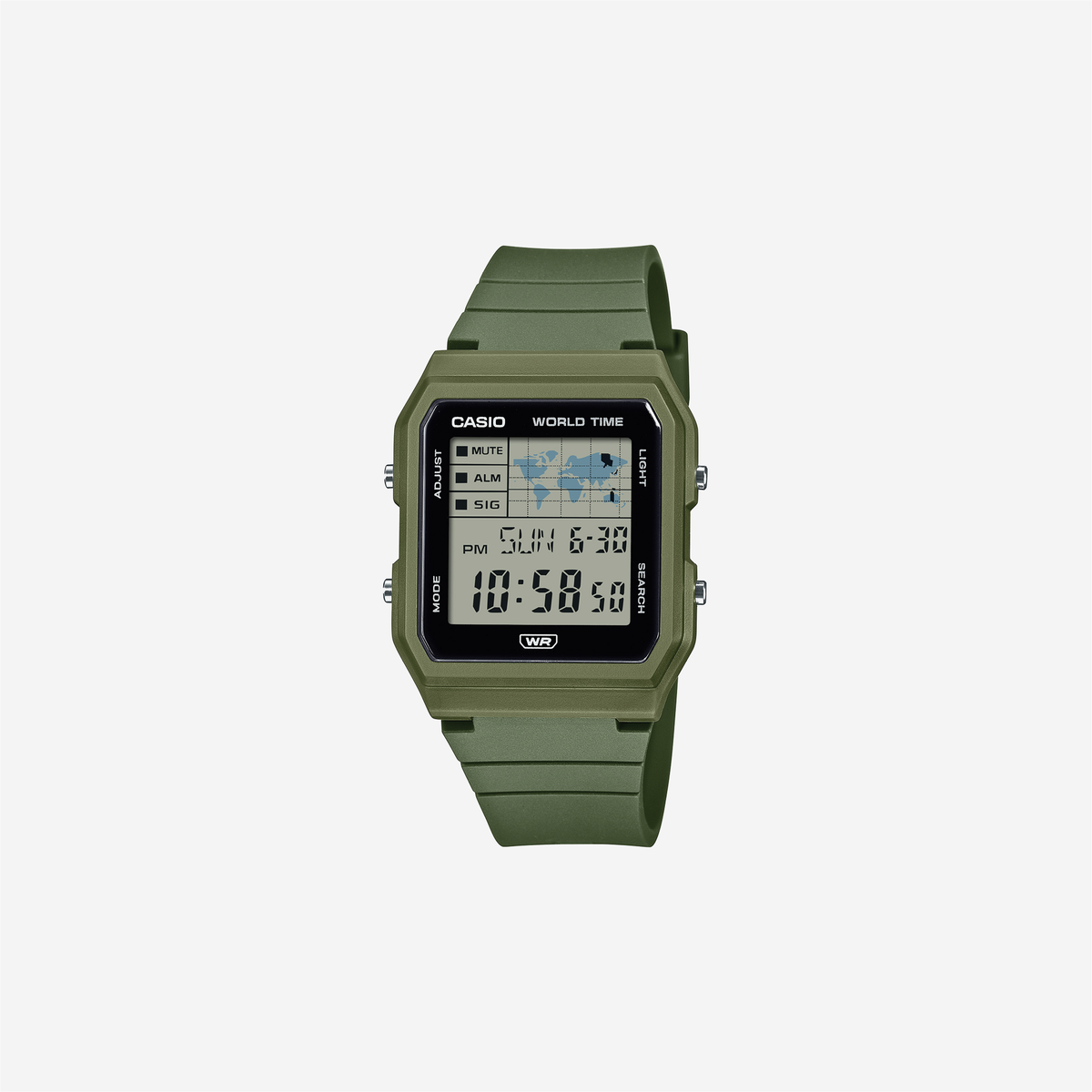 Casio Youth LF-30W-3ADF Quartz Black Dial Digital Resin Watch