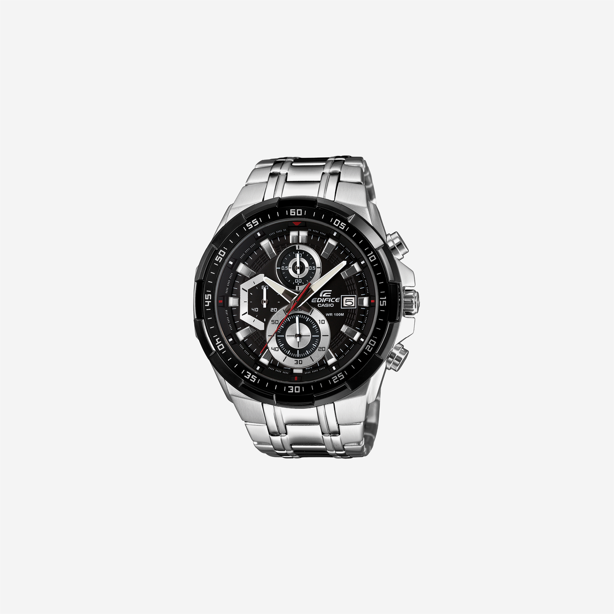 Casio Edifice EFR-539D-1AVUDF Quartz Black Dial Chronograph Stainless Steel Watch