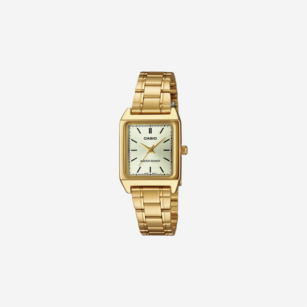 Casio Enticer LTP-V007G-9EUDF Quartz Gold Dial Analog Stainless Steel Watch