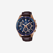Casio Edifice EFR-552GL-2AVUDF Quartz Blue Dial Chronograph Leather Watch