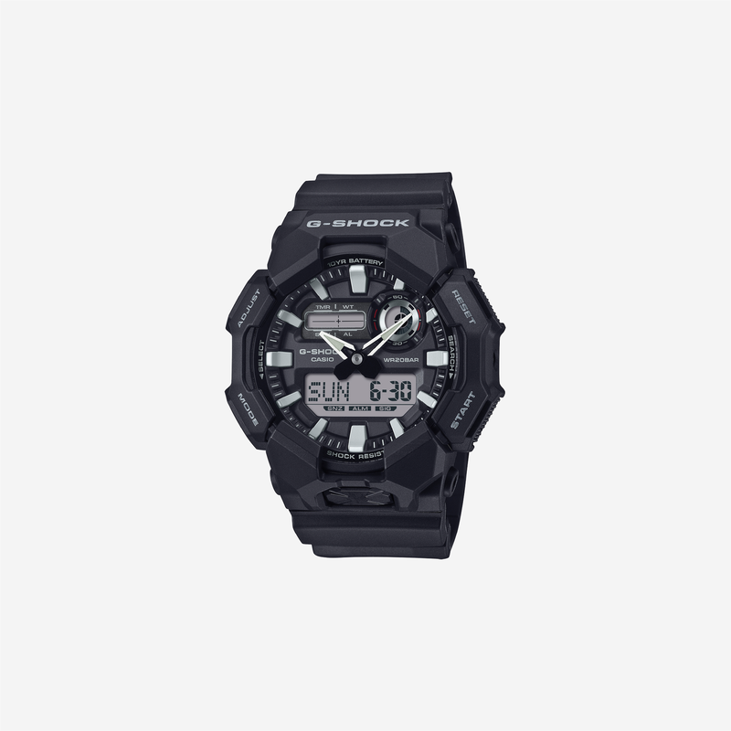 Casio G-Shock GA-010-1ADR Quartz Black Dial Analog-Digital Resin Watch