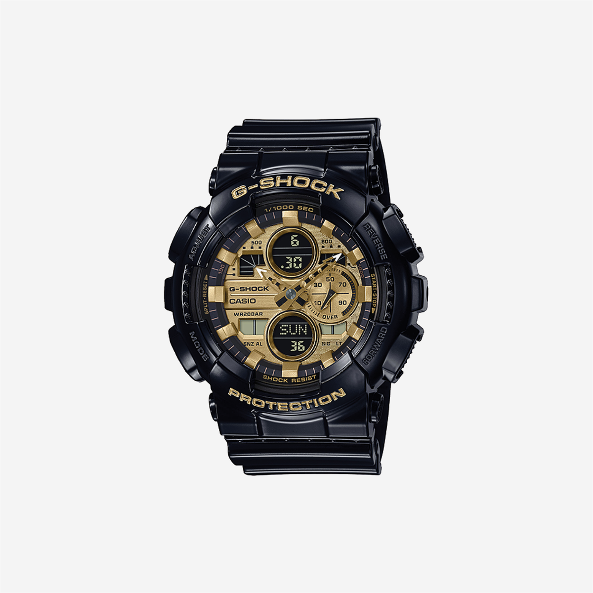 Casio G-Shock GA-140GB-1A1DR Quartz Gold Dial Analog-Digital Resin Watch