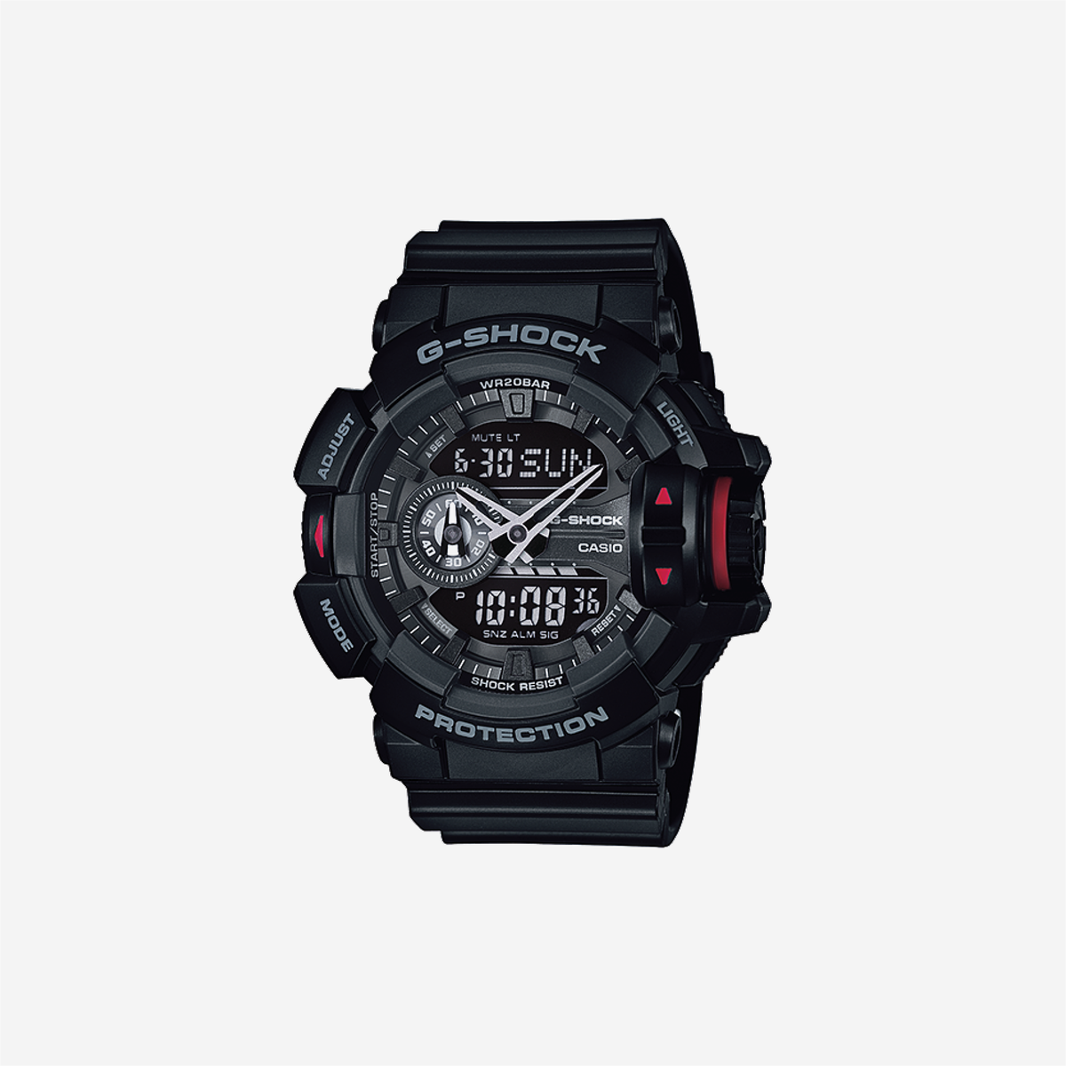 Casio G-Shock GA-400-1BDR Quartz Black Dial Analog-Digital Resin Watch