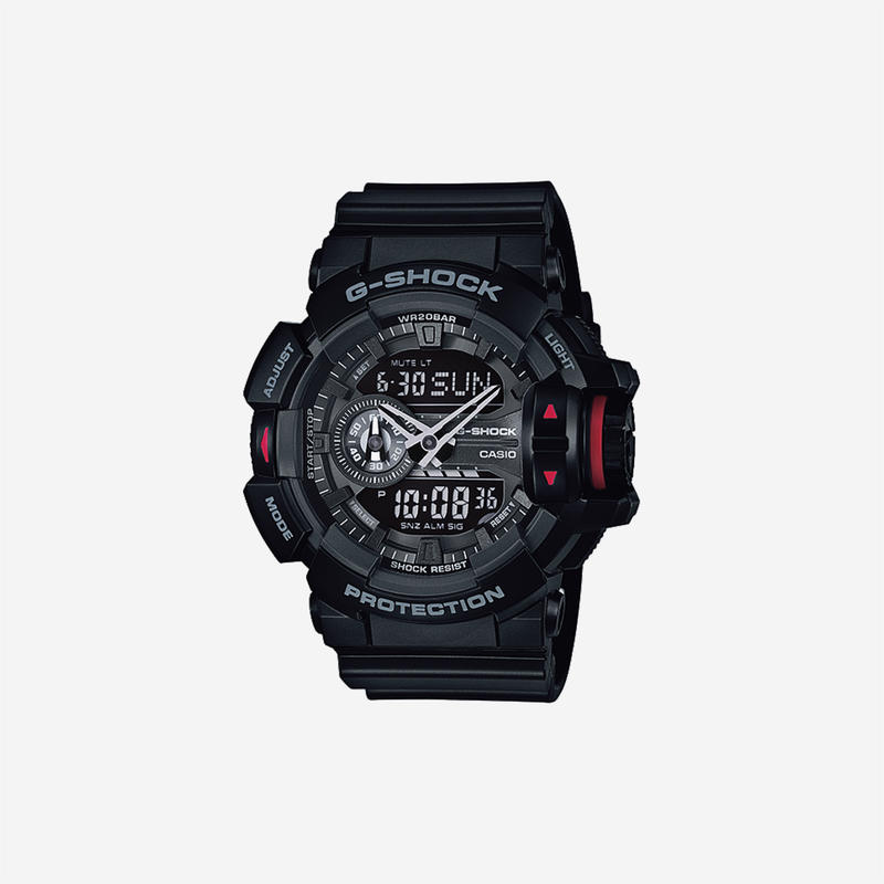 Casio G-Shock GA-400-1BDR Quartz Black Dial Analog-Digital Resin Watch