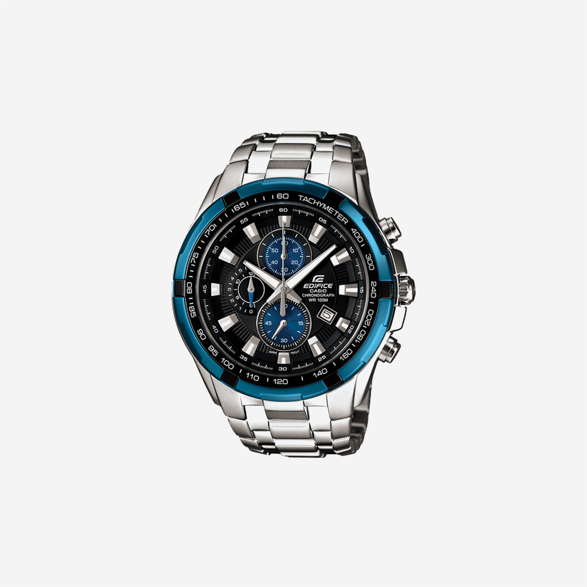 Casio Edifice EF-539D-1A2VUDF Quartz Black Dial Chronograph Stainless Steel Watch