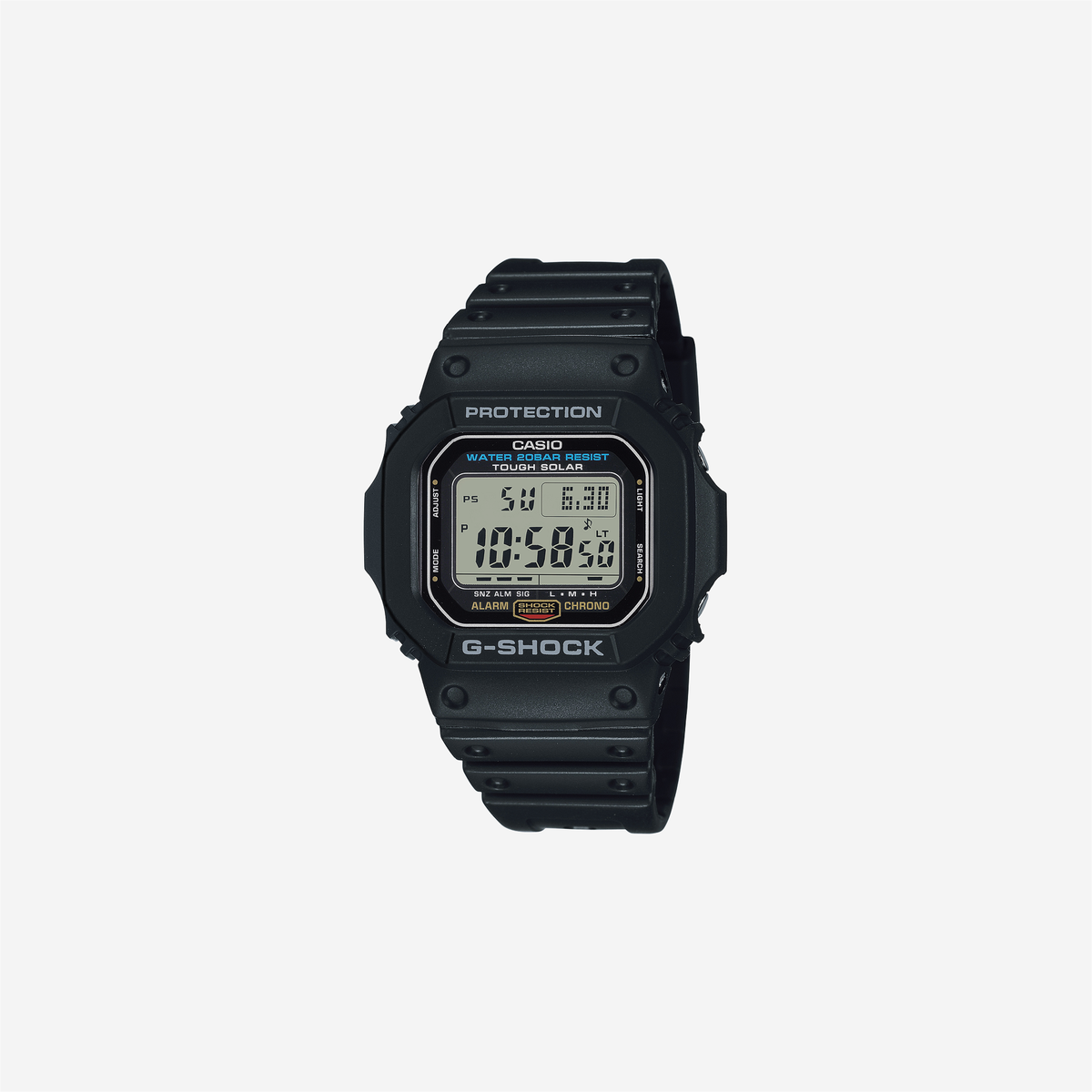 Casio G-Shock G-5600UE-1DR Solar Black Dial Digital Resin Watch
