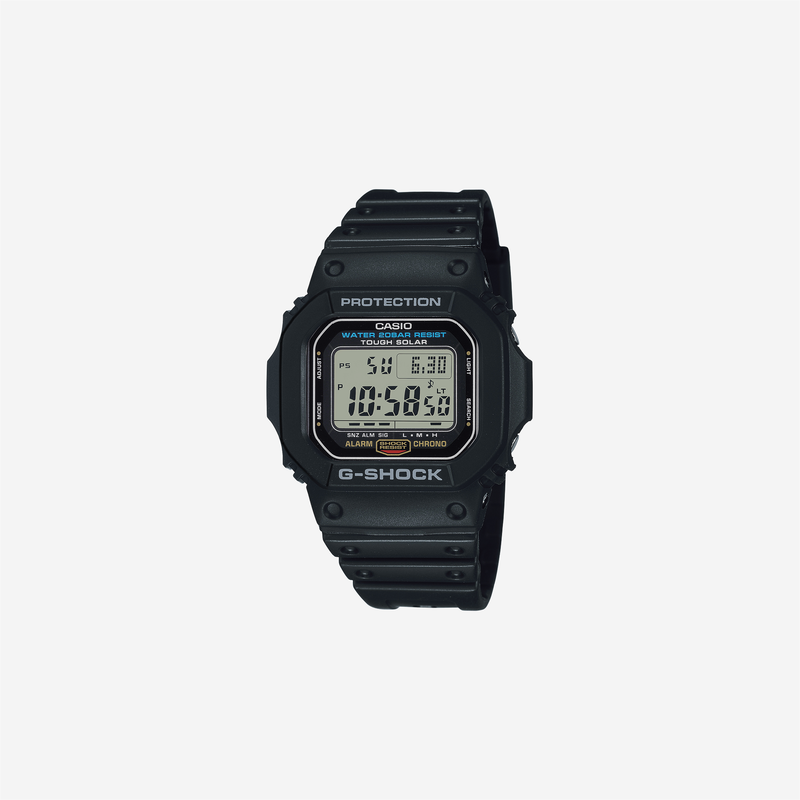 Casio G-Shock G-5600UE-1DR Solar Black Dial Digital Resin Watch