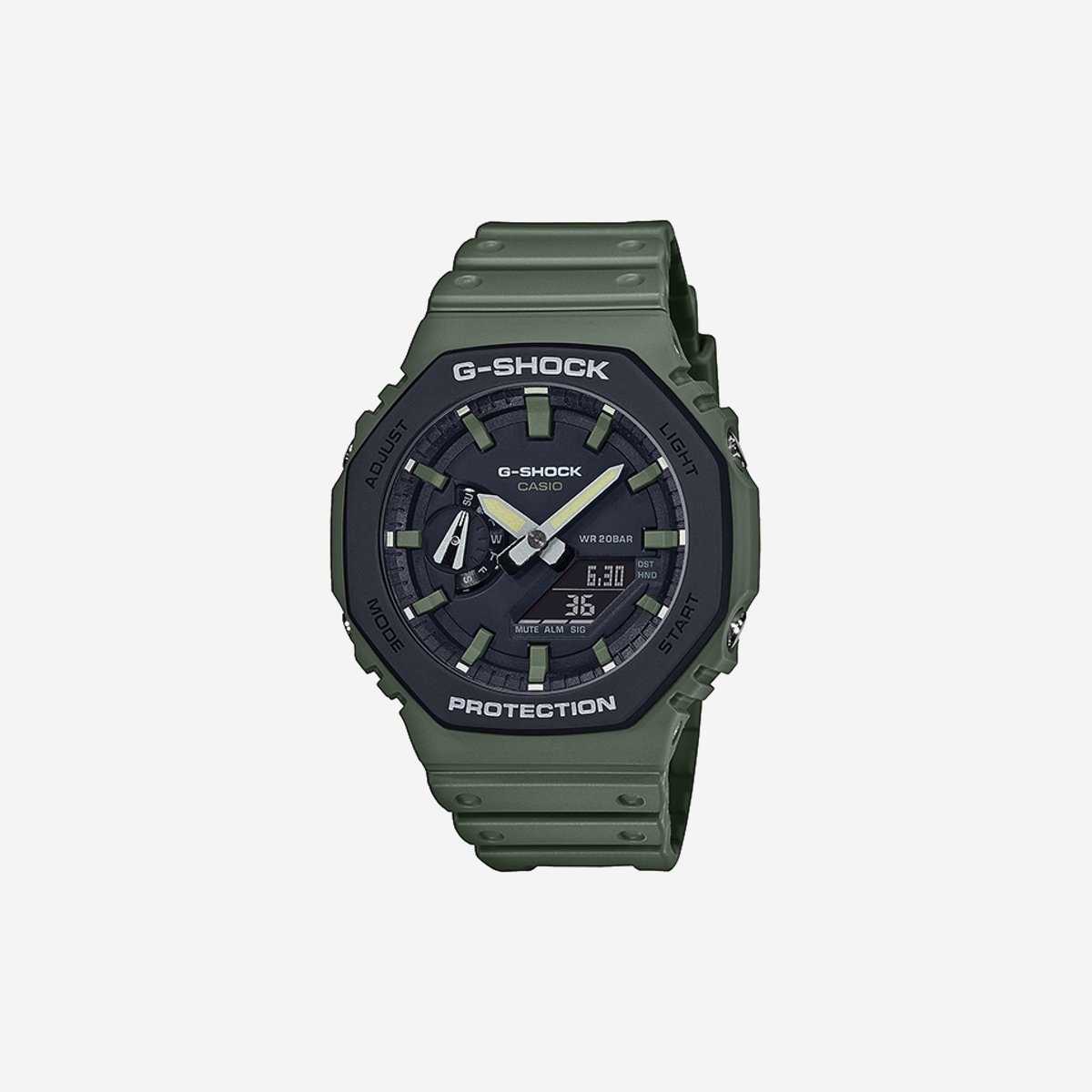 Casio G-Shock GA-2110SU-3ADR Quartz Black Dial Analog-Digital Resin Watch