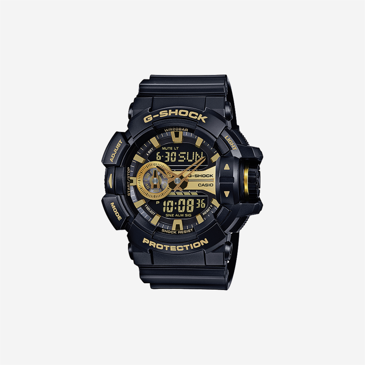 Casio G-Shock GA-400GB-1A9DR Quartz Gold Dial Analog-Digital Resin Watch