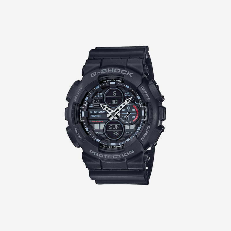 Casio G-Shock GA-140-1A1DR Quartz Black Dial Analog-Digital Resin Watch