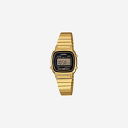 Casio Vintage LA670WGA-1DF Quartz Multicolour Dial Digital Stainless Steel Watch