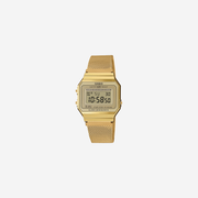 Casio Vintage A700WMG-9ADF Quartz Gold Dial Digital Stainless Steel Watch