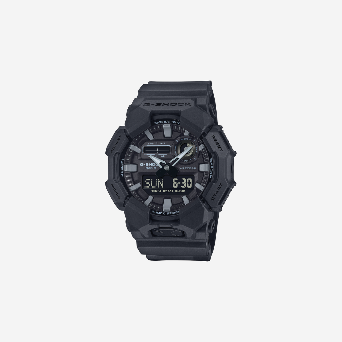 Casio G-Shock GA-010-1A1DR Quartz Black Dial Analog-Digital Resin Watch