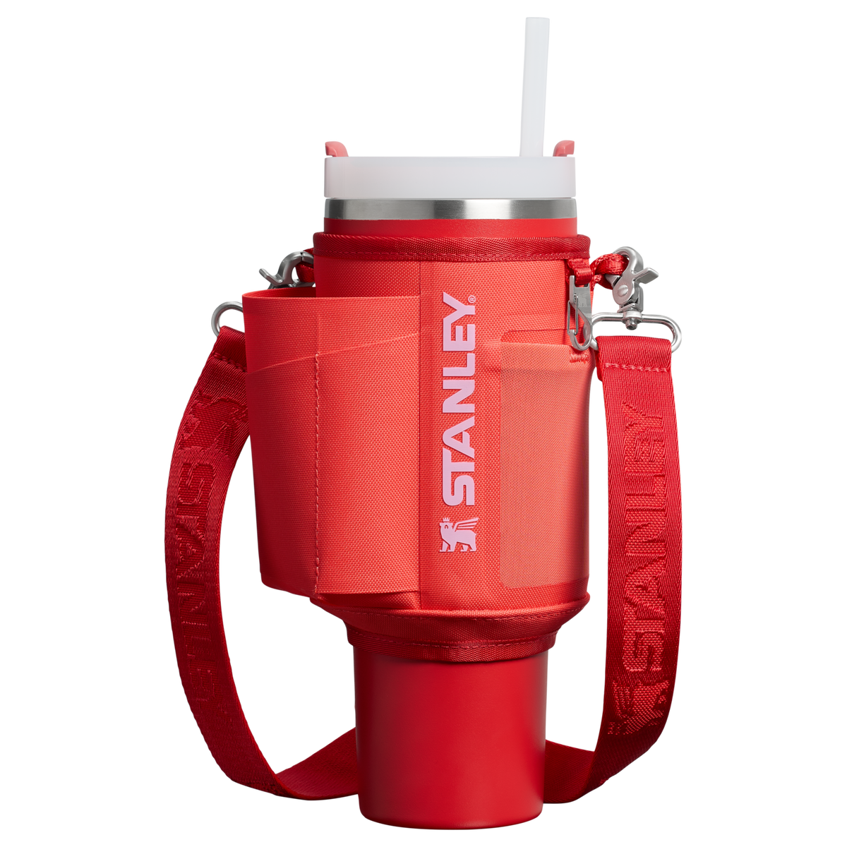 Stanley The All Day Quencher Carry-All | 40 OZ Hot Coral