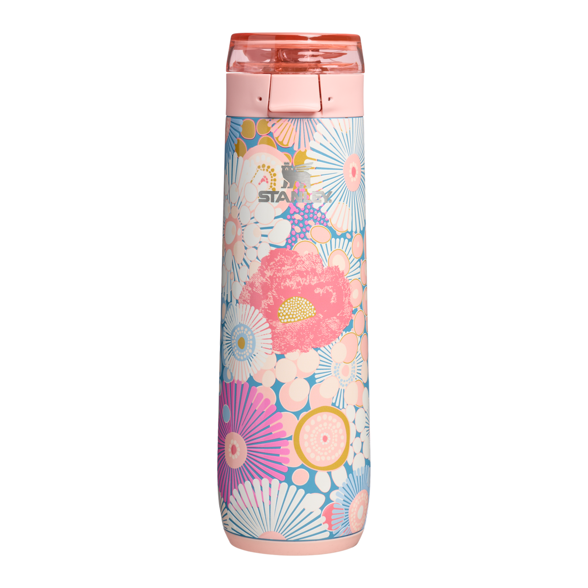 Stanley The Flowstate Spring Bottle | 20 OZ Sorbet Wildflower