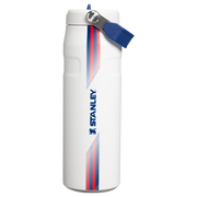 Country Collection IceFlow Aerolight Flip Straw Bottle | 24 oz - Stanley Create Team White Dark Blue