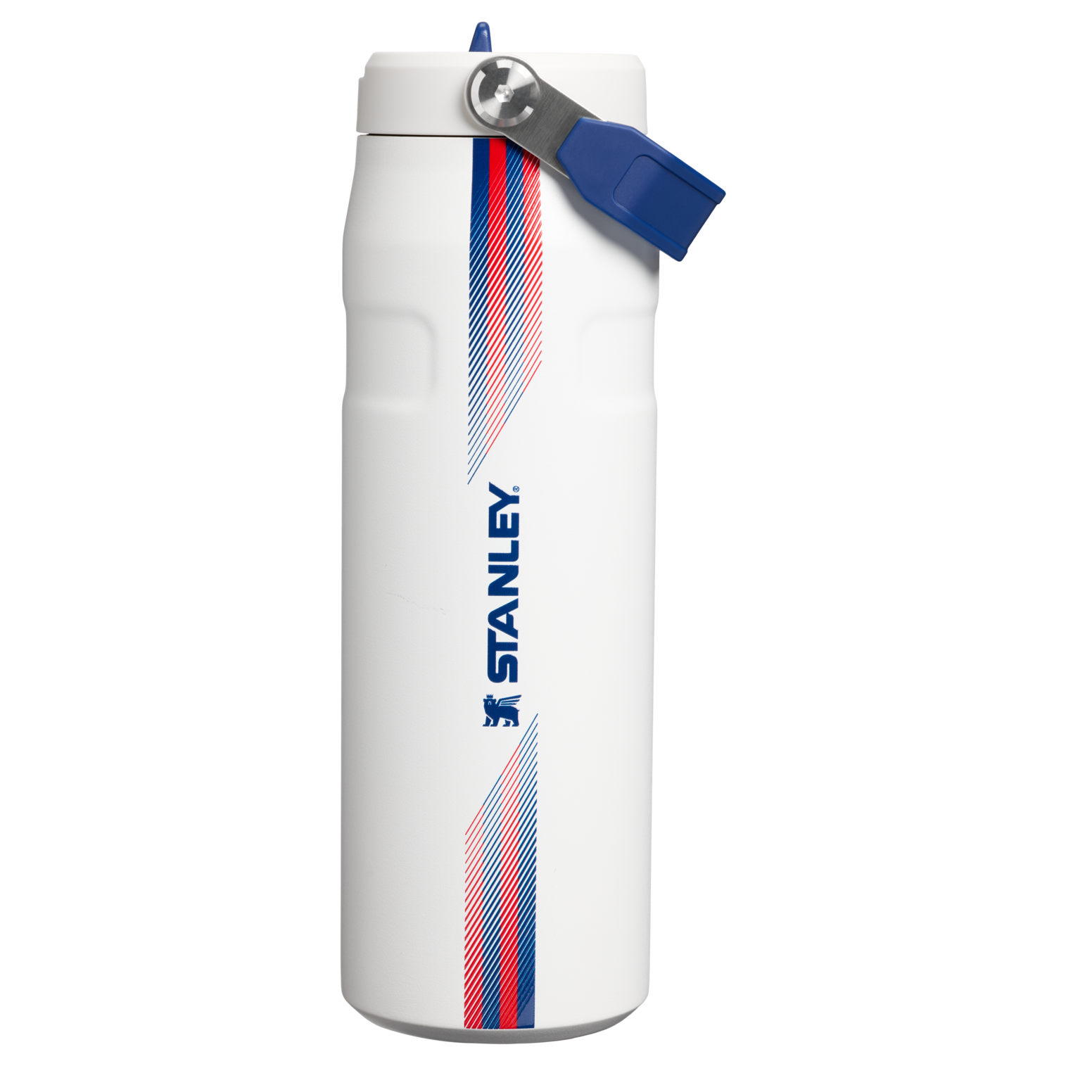 Country Collection IceFlow Aerolight Flip Straw Bottle | 24 oz - Stanley Create Team White Dark Blue