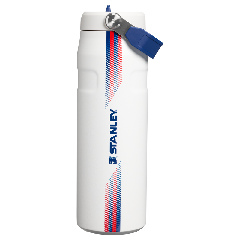 Country Collection IceFlow Aerolight Flip Straw Bottle | 24 oz - Stanley Create Team White Dark Blue