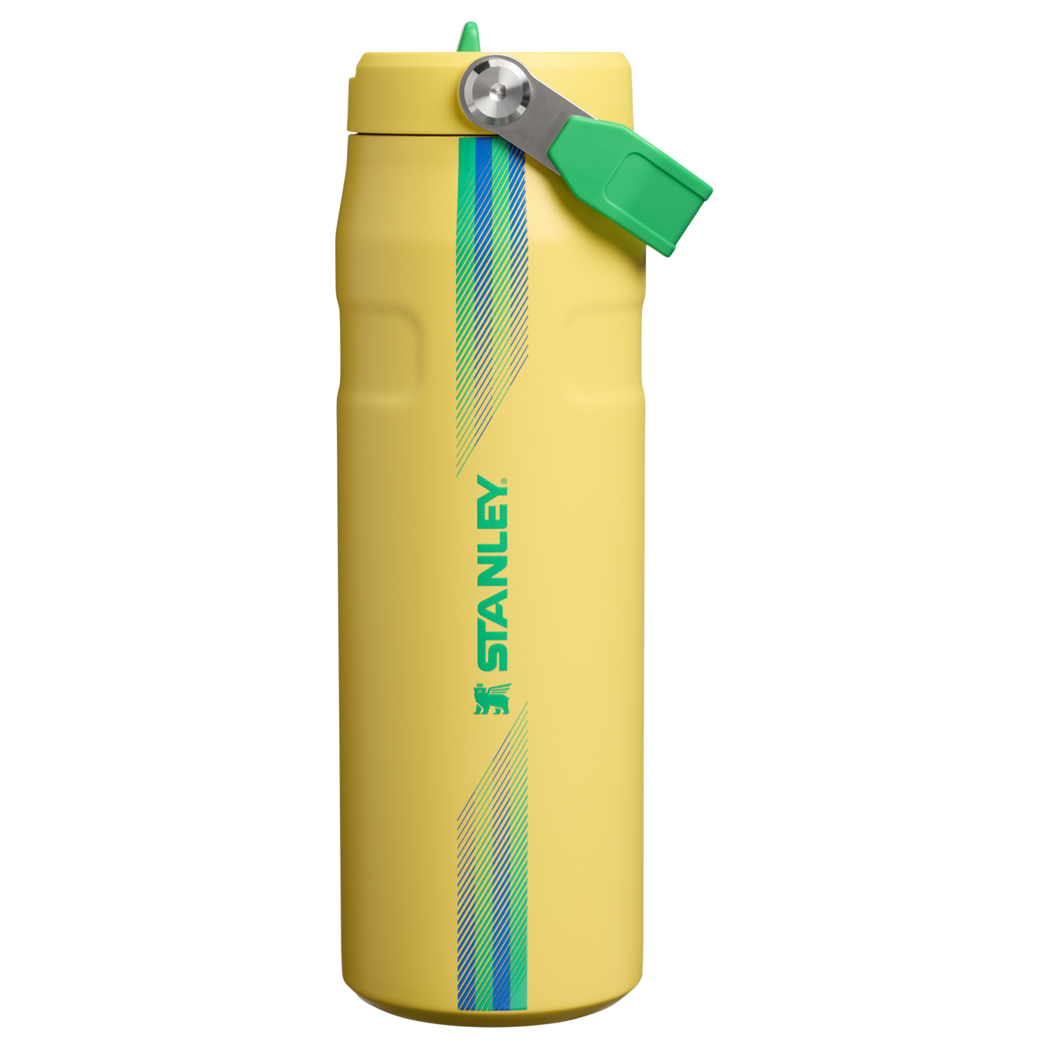 The Country Collection IceFlow Aerolight Flip Straw Bottle | 24 OZ Team Yellow Green