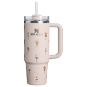 Stanley The Quencher H2.0 Flowstate Tumbler | 30 OZ Rose Quartz Bouquets