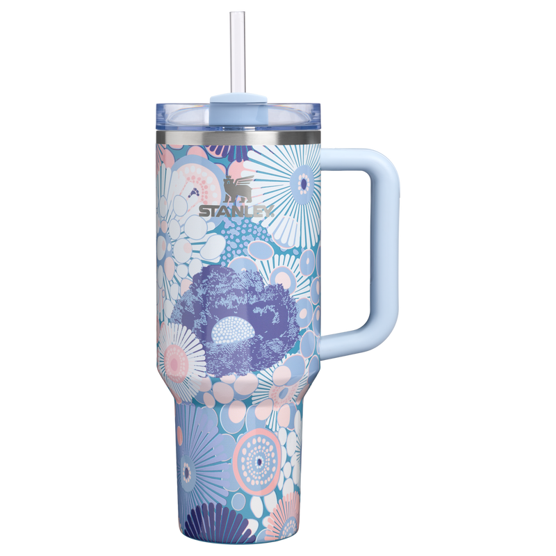 Stanley The Quencher H2.0 FlowState Tumbler | 40 OZ Blue Dream Wildflower