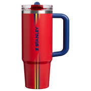 The Country Collection Quencher ProTour Flip Straw Tumbler | 30 OZ Team Red Dark Blue