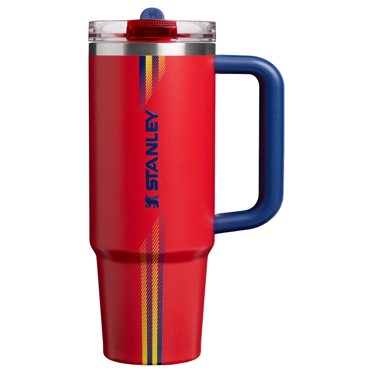 The Country Collection Quencher ProTour Flip Straw Tumbler | 30 OZ Team Red Dark Blue