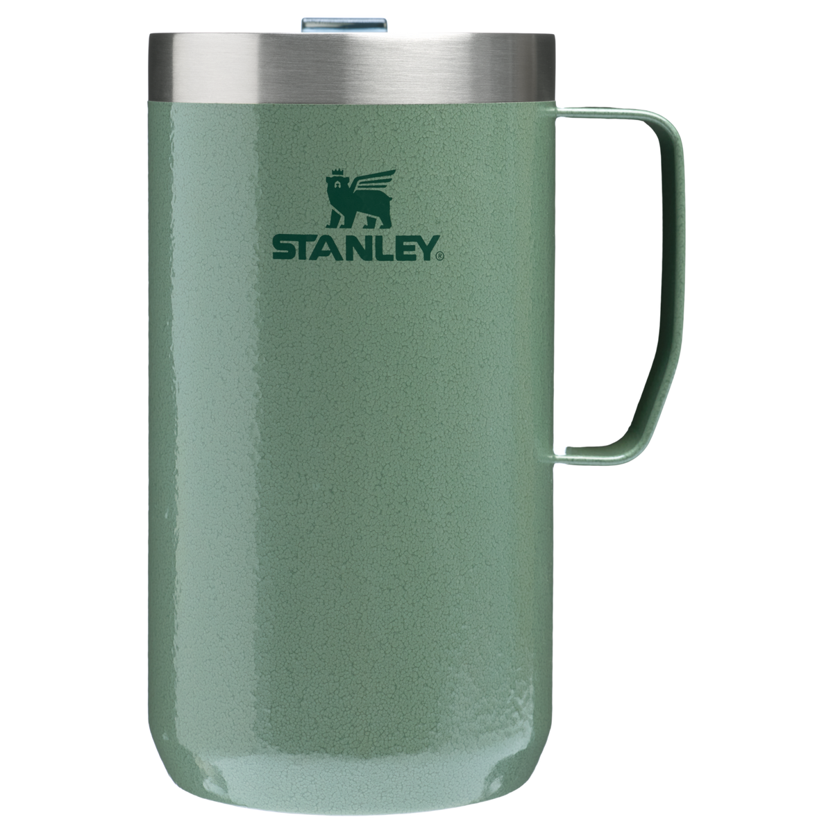 The Stay-Hot Camp Mug | 24 OZ - Stanley Create Hammertone Green