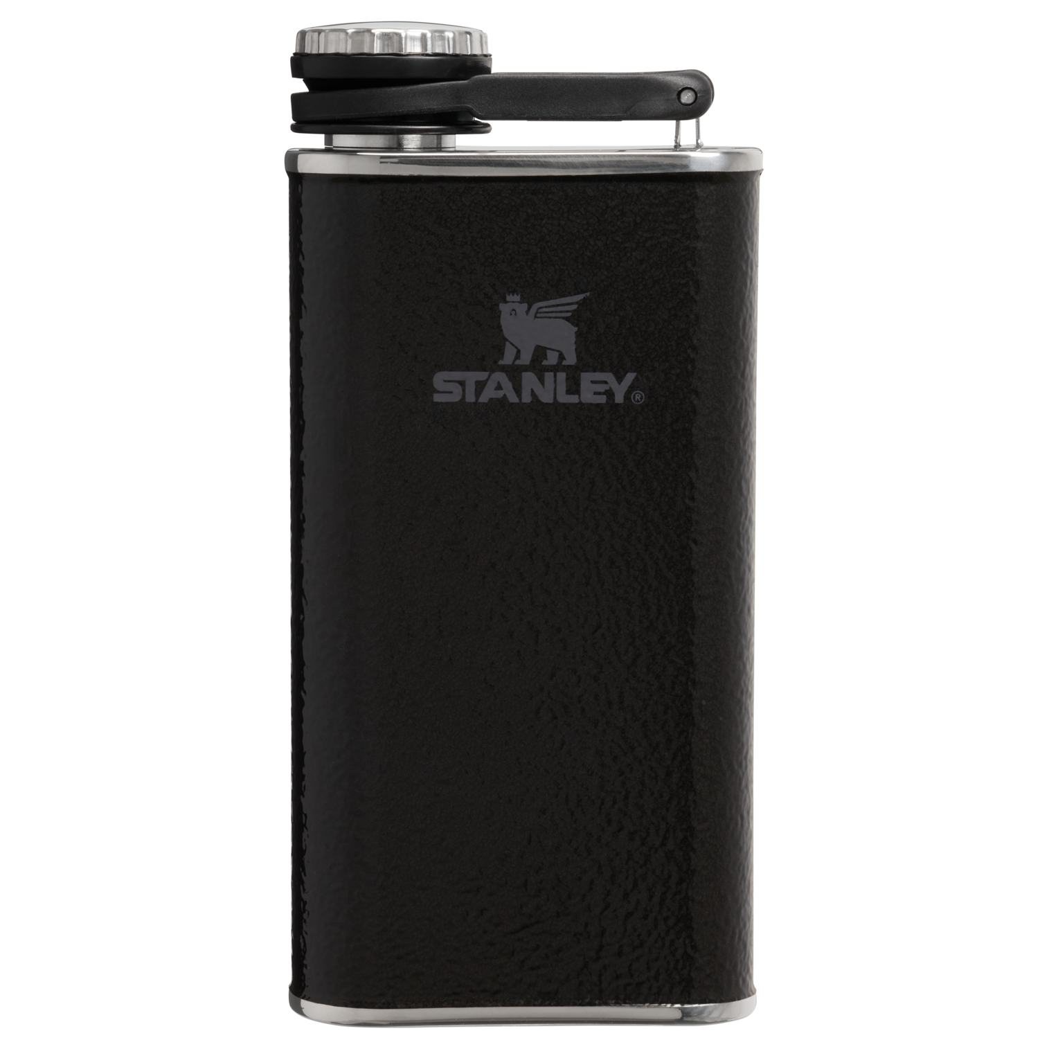 Classic Easy Fill Wide Mouth Flask | 8 OZ - Stanley Create Hammertone Black