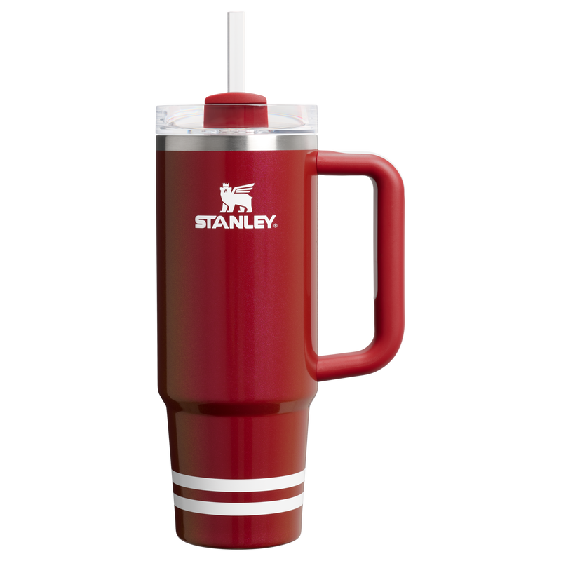 Stanley The Quencher H2.0 Flowstate Tumbler | 30 OZ Heritage Red Shimmer