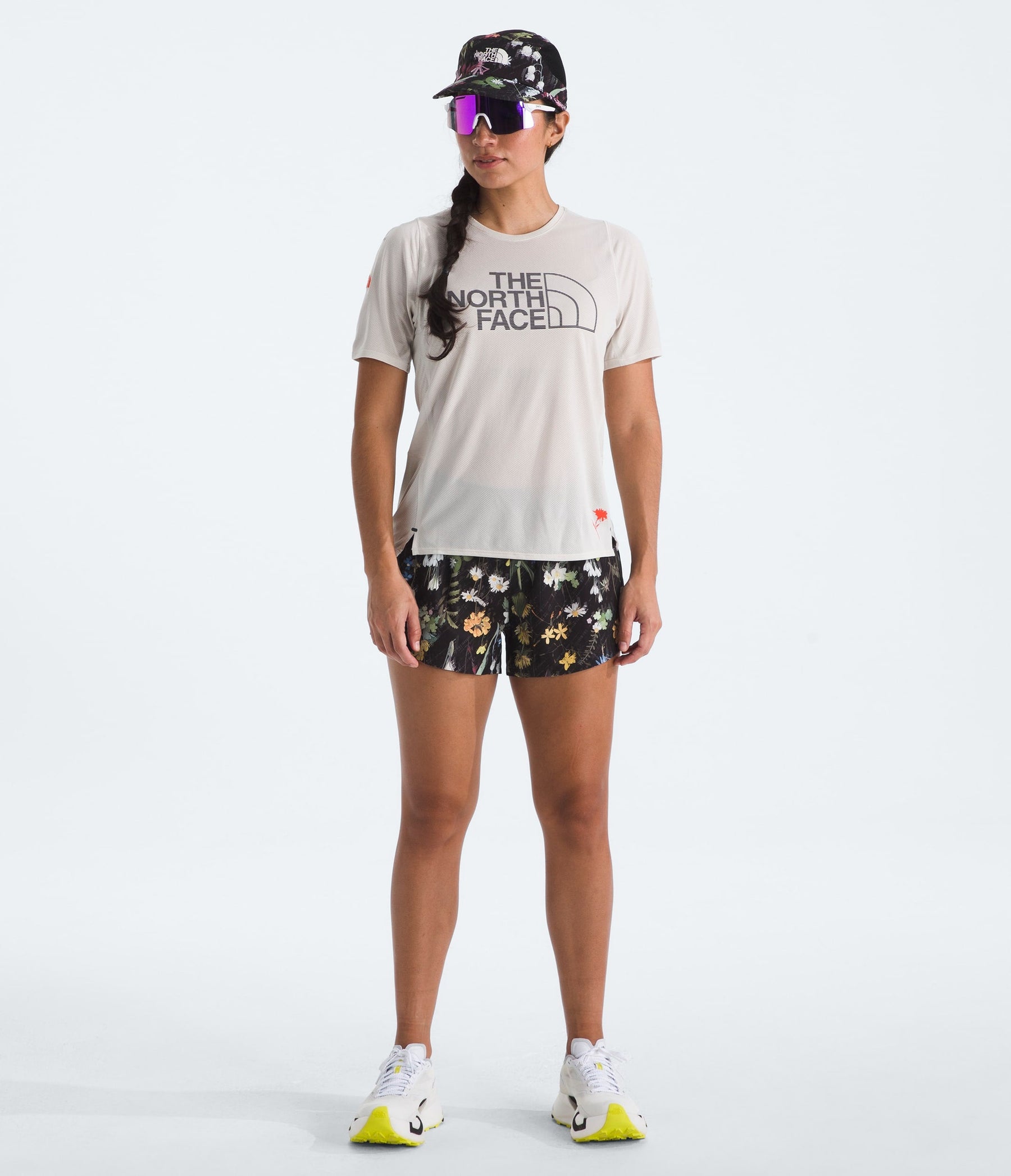 The North Face Women’s Summit Series Pacesetter 3'' Shorts—Print TNF Black