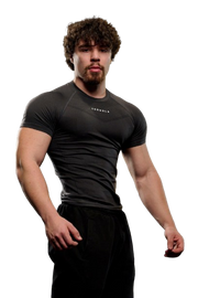 YOUNG LA 475 SuperVillain Compression Tees BLACK