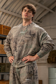 Tree Camo Collection - Crewnecks Beige Tree Camo