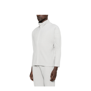 Pleated Texture Zip Fastening Jacket