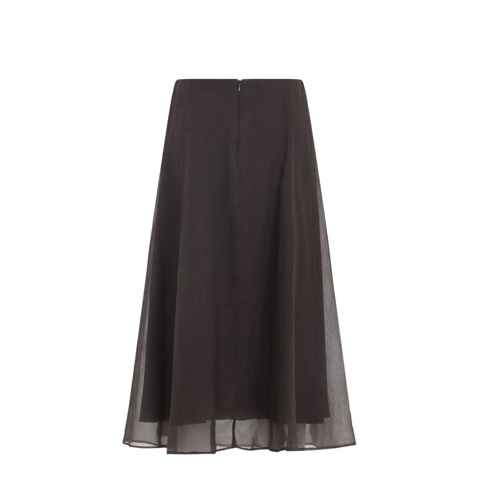 Silk Midi Skirt