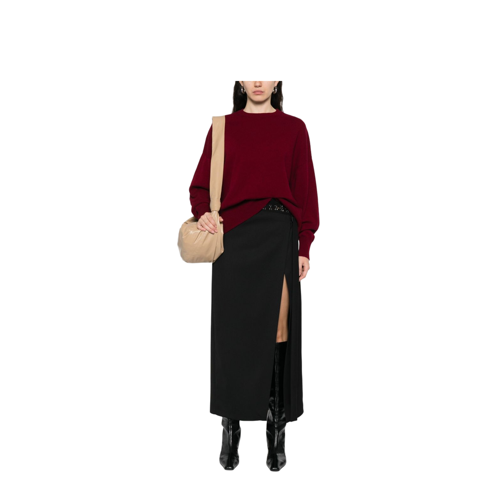 Cashmere Crewneck Sweater Brown
