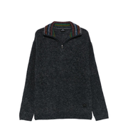 Zip-Up Turtleneck Sweater