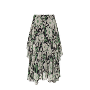 Skirt in Silk Multicolor