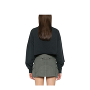 Organic Cotton Cropped Sweatshirt