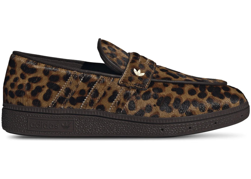 Adidas Handball Spezial Loafer Leopard Print Dark Brown Womens