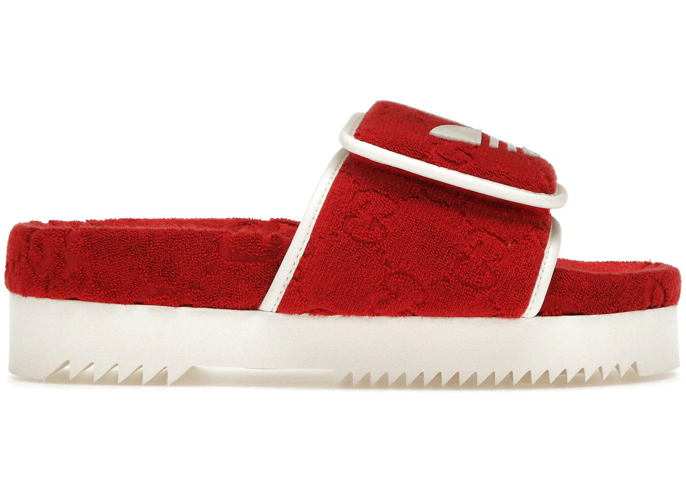 adidas x Gucci Monogram Slide Red