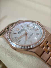 Rolex | Land-Dweller | 127285TBR | Rose gold | 36 mm | Rose gold | White | Automatic