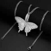 BUTTERFLY ICED OUT PENDANT