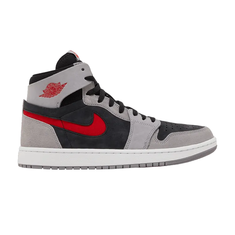 Air Jordan 1 High Zoom Comfort Black Fire Red Cement Grey