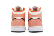 Air Jordan 1 Mid GS Orange Suede