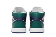 Air Jordan 1 Mid Noble GreenWhite