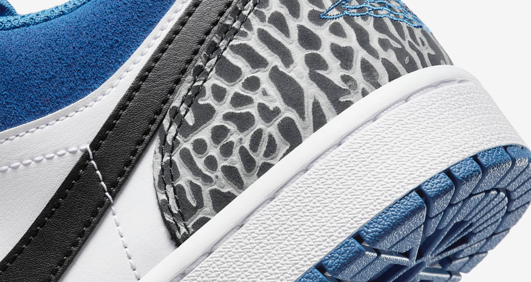 Air Jordan 1 Low True Blue / Smoke Grey Marina Blue Sale