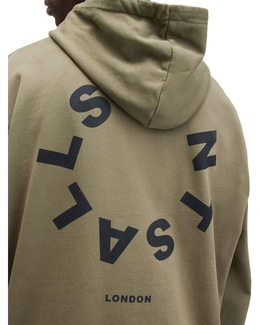AllSaints Men's Green Tierra Hoody